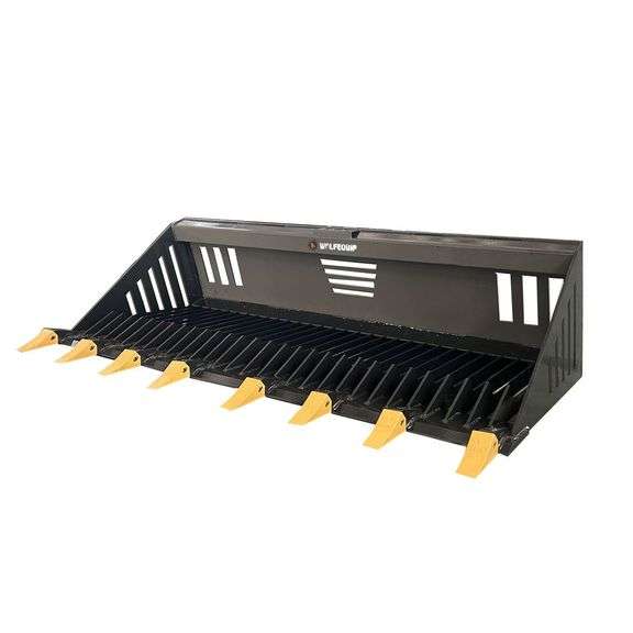 Unused Skid Steer 72" Rock Bucket image