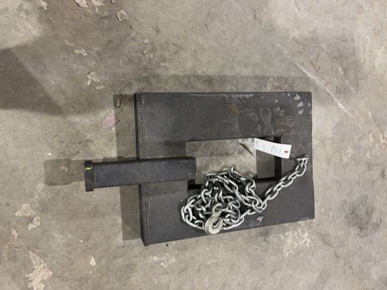 Forklift Receiver Hitch with Chain image