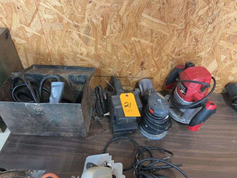 (4) Router, Sanders, Torque Wrench image