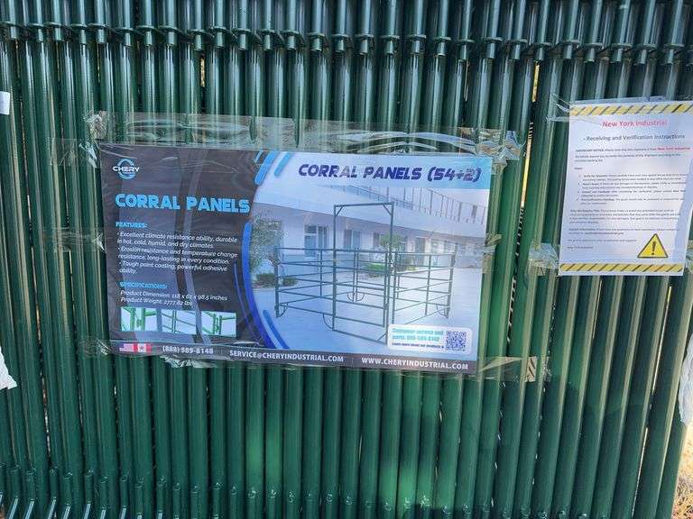 (27) 10' Corral Panels & (1) Entry Gate image