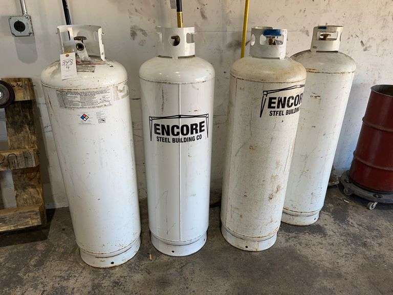 (4) 25 Gallon Propane Tanks image