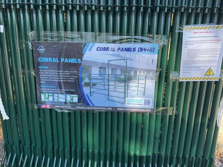 (27) 10' Corral Panels & (1) Entry Gate image