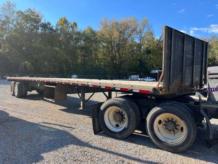 1998 Fruehauf Flatbed Trailer, 53' image