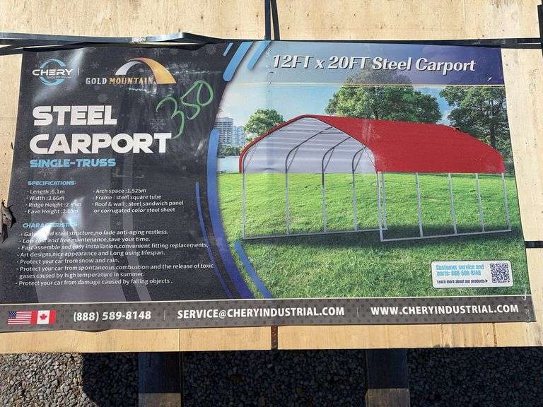 Unused Steel Carport image