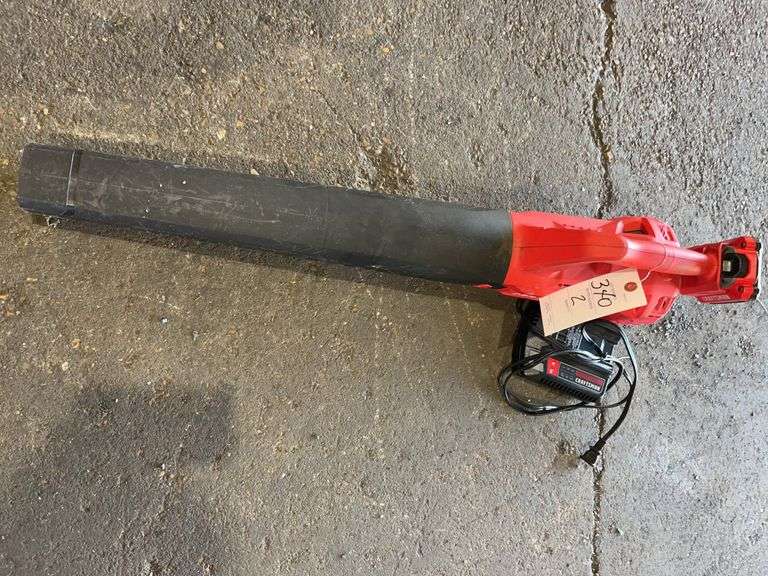 Craftsman Blower, Charger, Battery - Works image