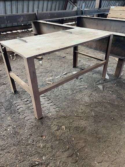 3' x 5' Steel Shop Table image