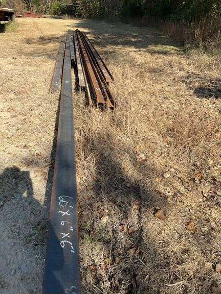 (10) I Beams & Channel - See Sizes Below image