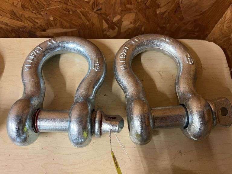 (2) 9.5 T 1-1/8" Anchor Shackles image