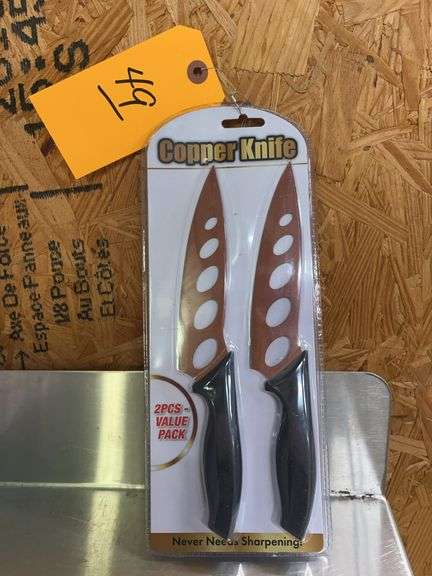 (5) New 2 Piece Copper Knife Set image