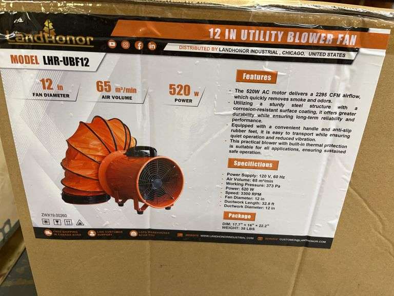 Unused Industrial Fan image