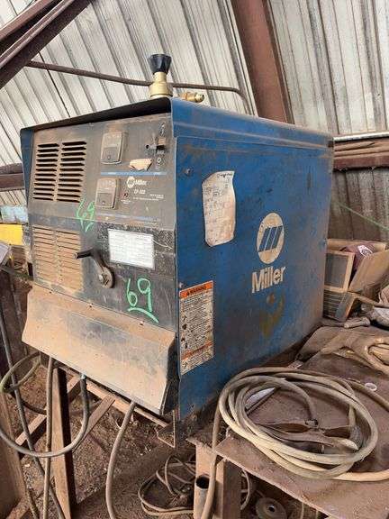 Miller 22A 24V Wire Feeder & Miller CP-302 Welder & Stand image