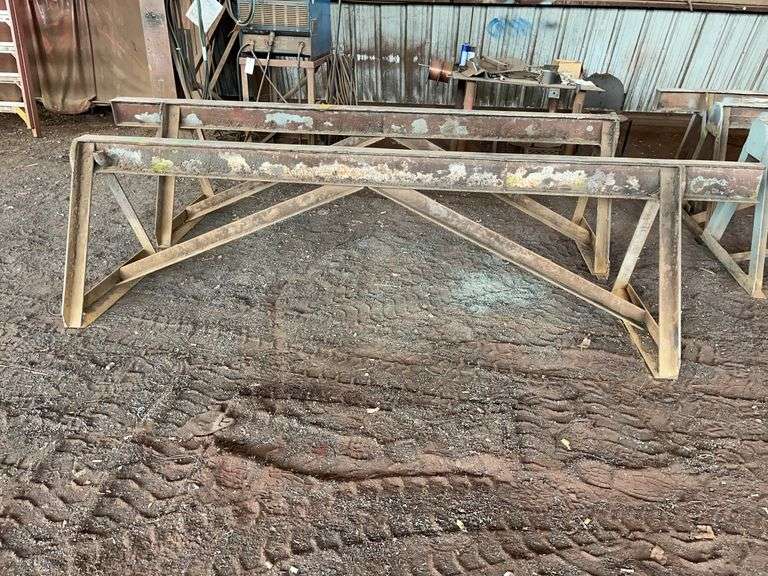 (2) Steel Saw Horses image