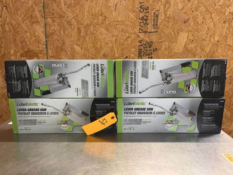 (4) New Lever Type Grease Guns image