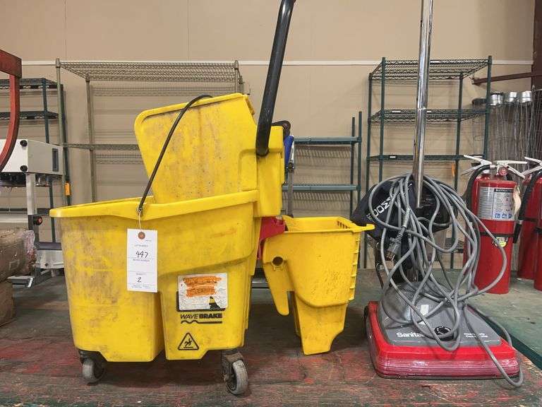 Rolling Mop Bucket & Vacuum image