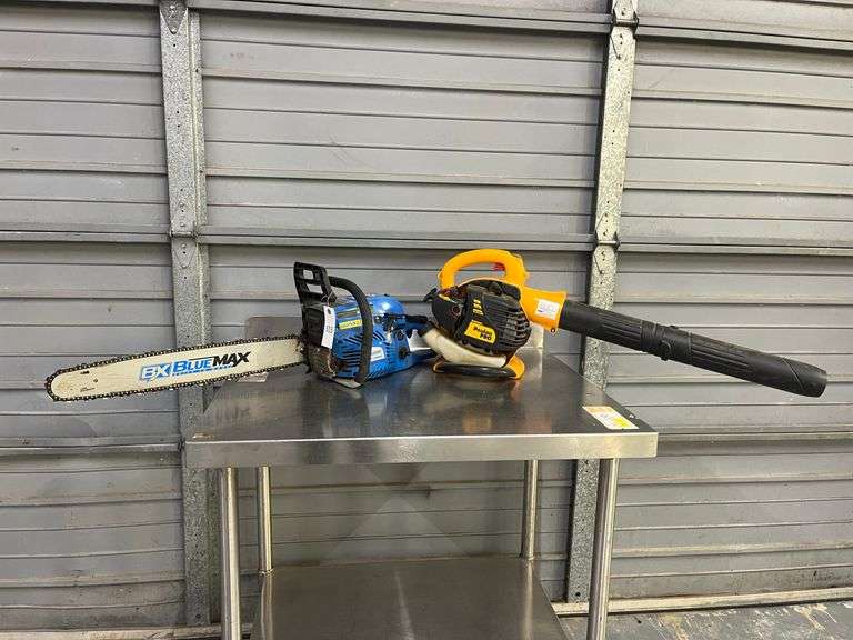 Gas Blower & Chainsaw image