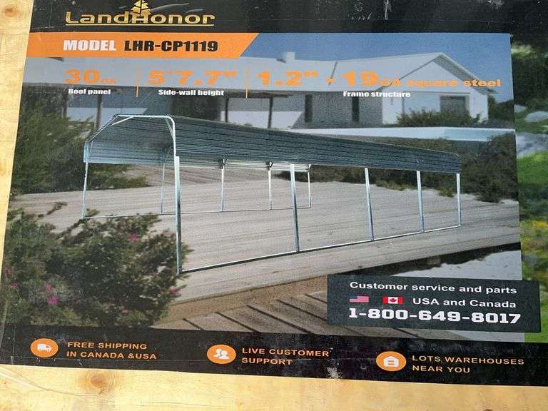 11' x 19' All Steel Carport image