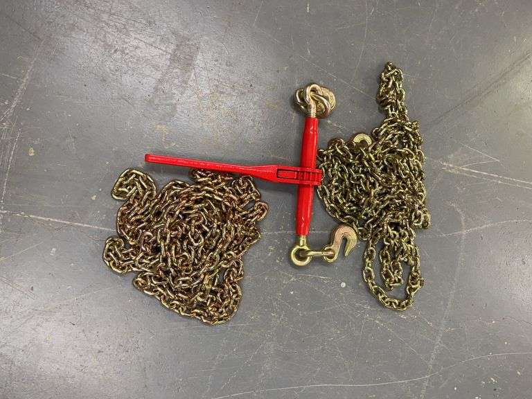 5400 Lb. Ratchet Binders & (2) 5/16" Chains image