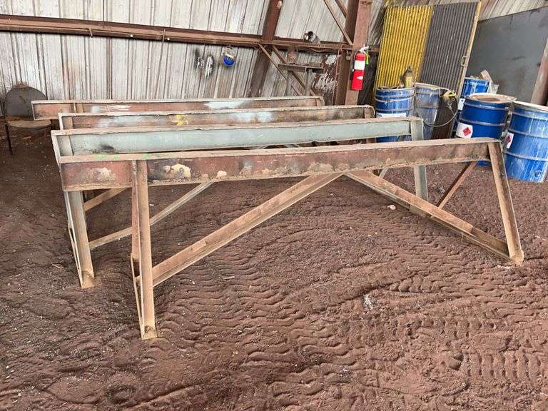 (4) Steel Saw Horses image