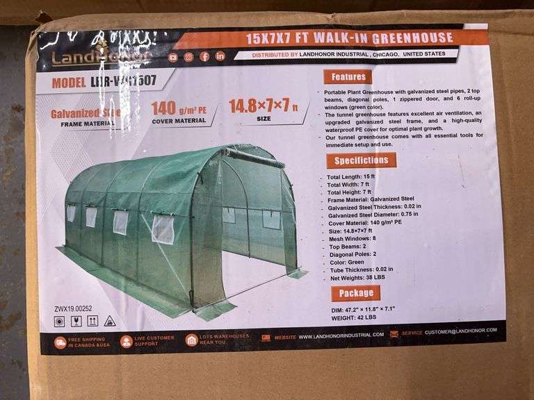 Unused Tunnel Greenhouse image