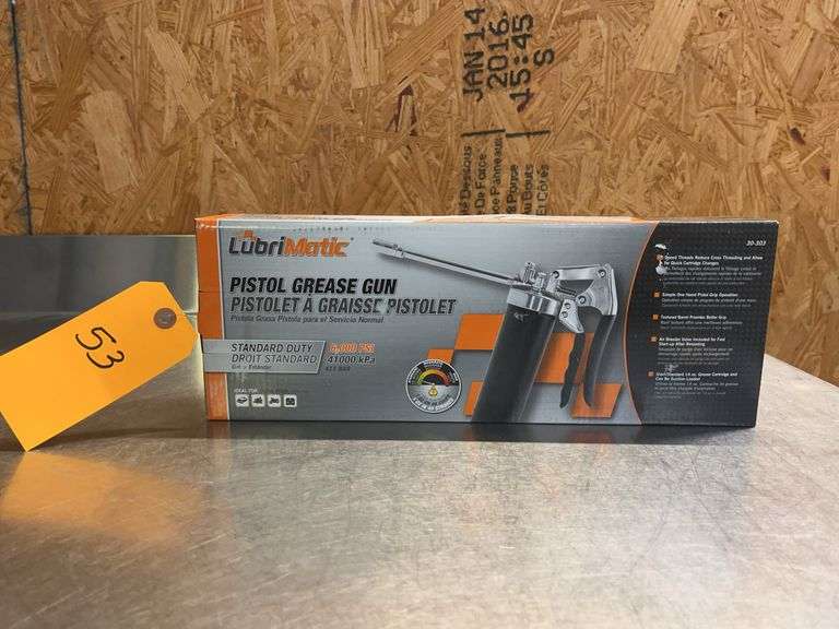 (5) New Pistol Grip Style Grease Guns image
