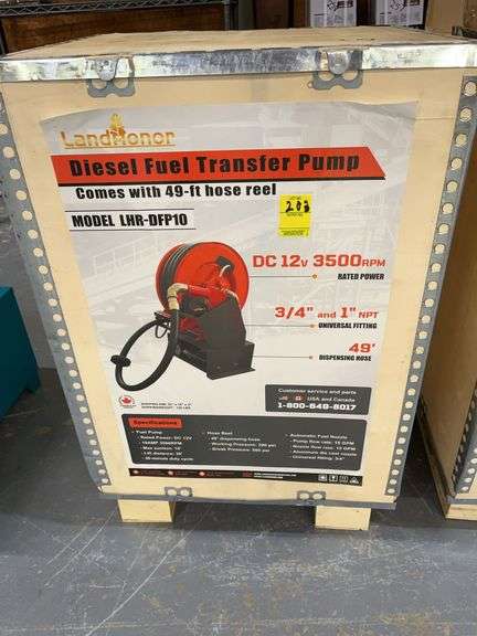 Unused Diesel Fuel Transfer Pump with Reel image