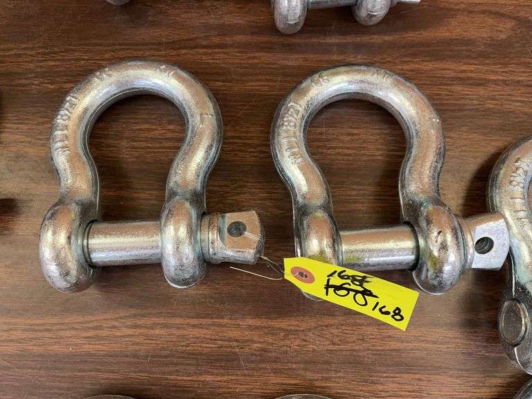 (2) 8.5 T 1" Anchor Shackles image