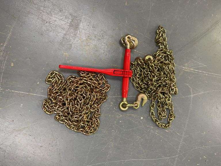 5400 Lb. Ratchet Binders & (2) 5/16" Chains image