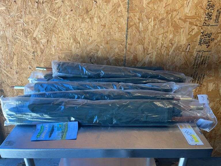 (6) 6' Bistro Outdoor Umbrellas image