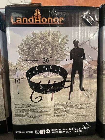 2025 Land Honor 36" Fire Pit Ring image