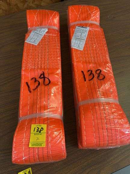(2) Webbing Slings 5T x 6 M image