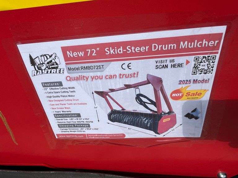 Raytree Drum Mulcher 72" image