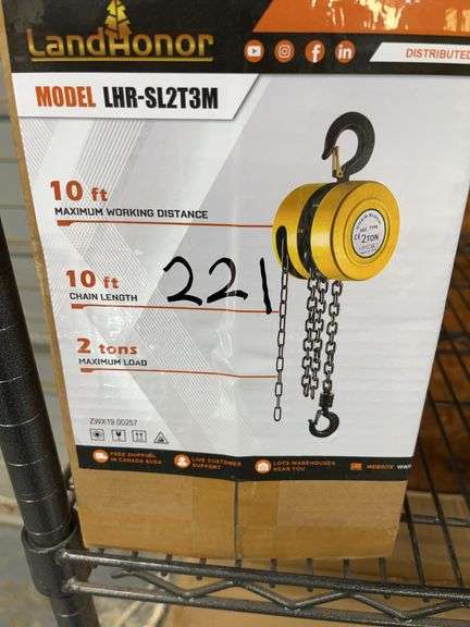 Unused Hand Chain Lever Hoist image