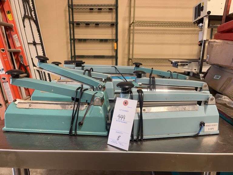 (8) Impulse Plastic Film Sealers image