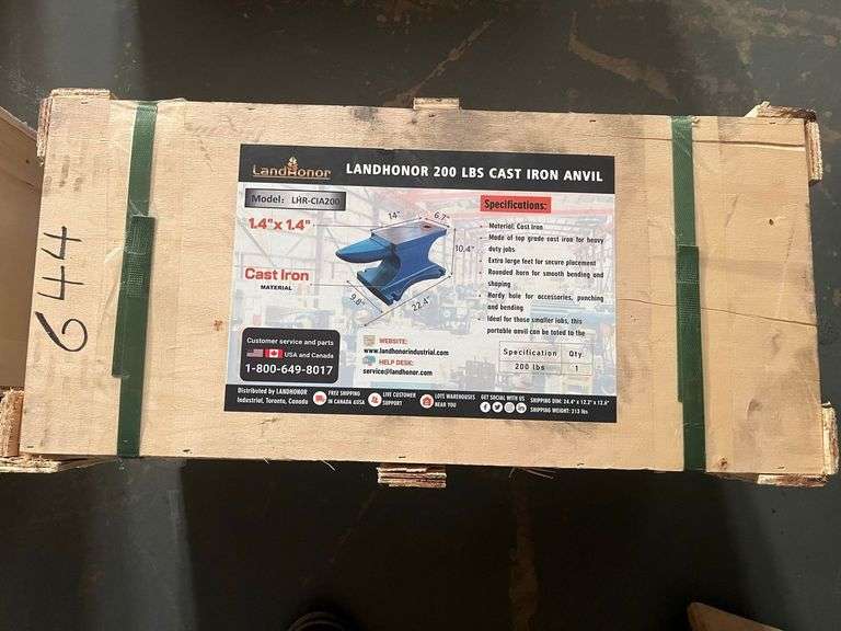 2025 Land honor Cast Iron Anvil image