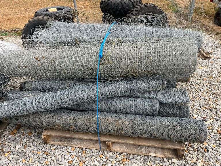 Pallet of 1" and 2" Chicken Wire image