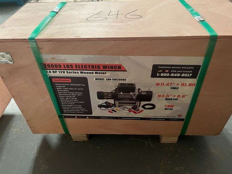 2025 20,000Lb Electric Winch image