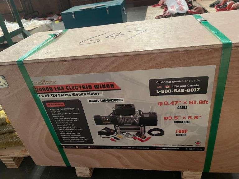 2025 20,000Lb Electric Winch image