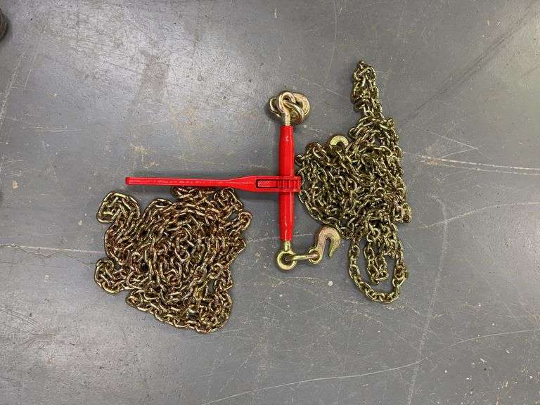 5400 Lb. Ratchet Binders & (2) 5/16" Chains image