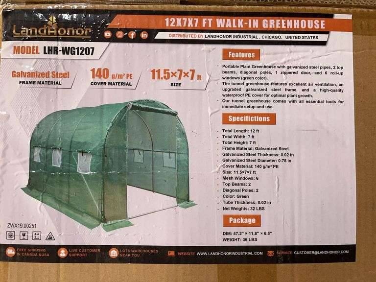 Unused Tunnel Greenhouse image