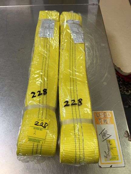 (2) Webbing Slings 3T x 6 M image