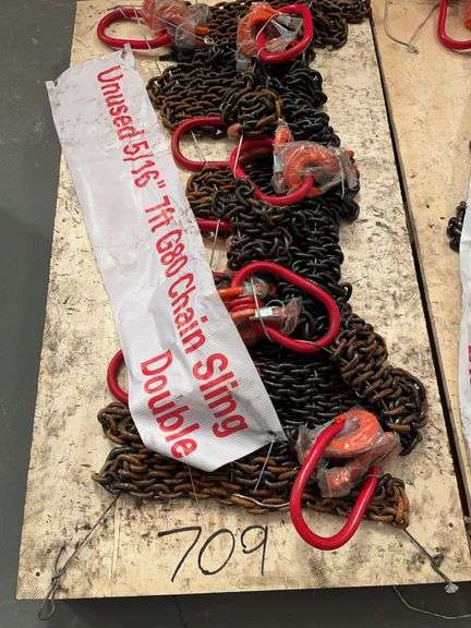 (8) 7' Double Legs Lifting Chain Sling image