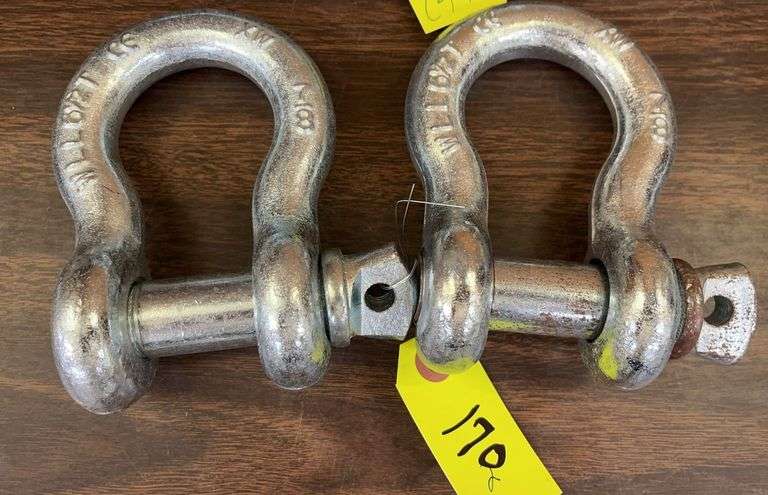 (2) 6.5 T 7/8" Anchor Shackles image