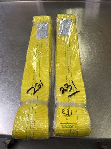 (2) Webbing Slings 3T x 2 M image