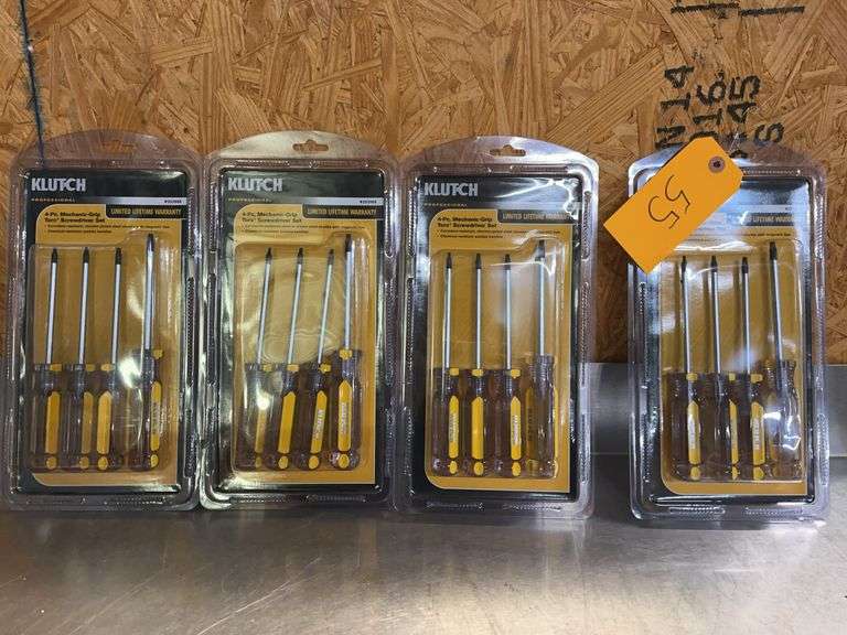 (4) New Professional 4 Piece Torx Screwdriver Set image