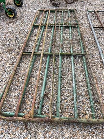 (2) 12' Farm Steel Gates image