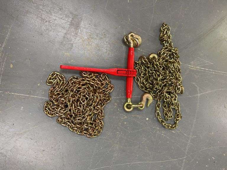 5400 Lb. Ratchet Binders & (2) 5/16" Chains image