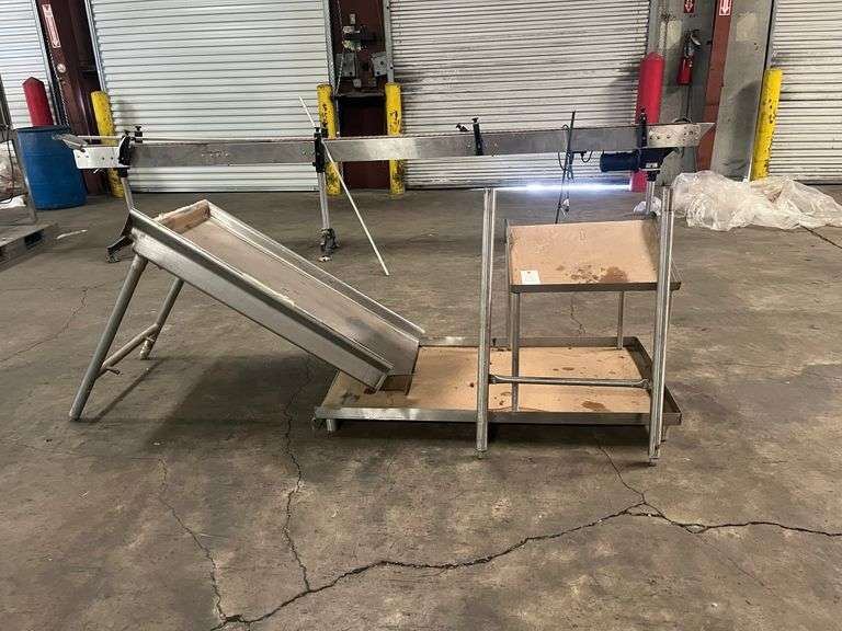 (2) Stainless Steel Dishwashing Tables image