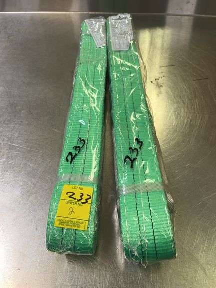 (2) Webbing Slings 2T x 4 M image