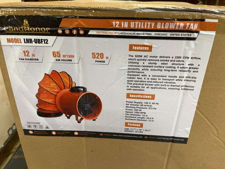 Unused Industrial Fan image