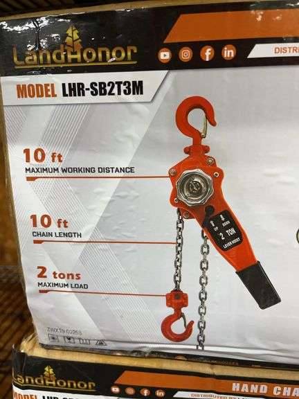 2 Ton Lift Hand Chain Hoist image